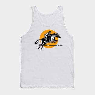 Equestrian Show Jumping Retro Tank Top